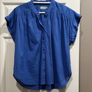 EUC Voyageur by Mersea Blue Button Down Shirt - Size Large